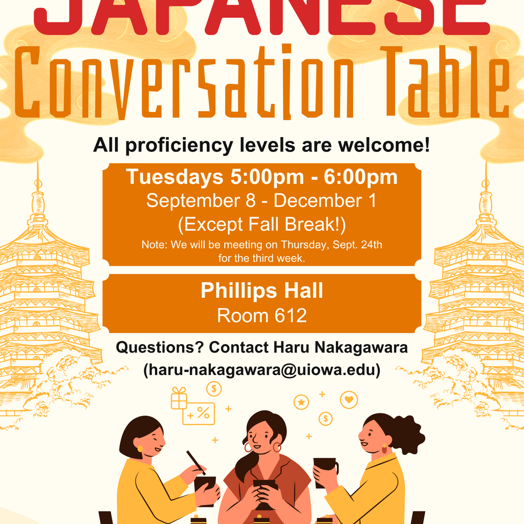Japanese Conversation Table Fall '26 promotional image