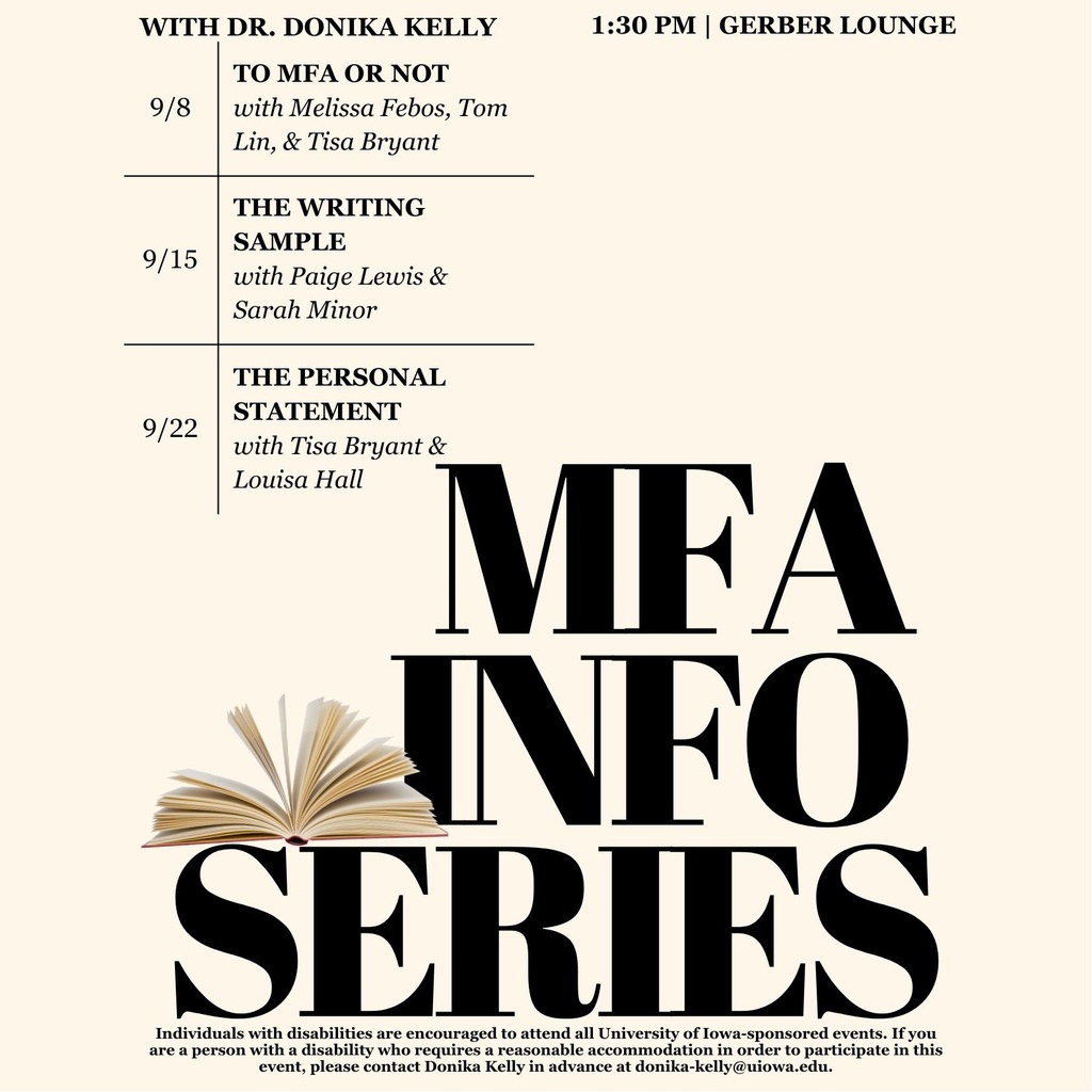 MFA Info Series: To MFA or Not promotional image
